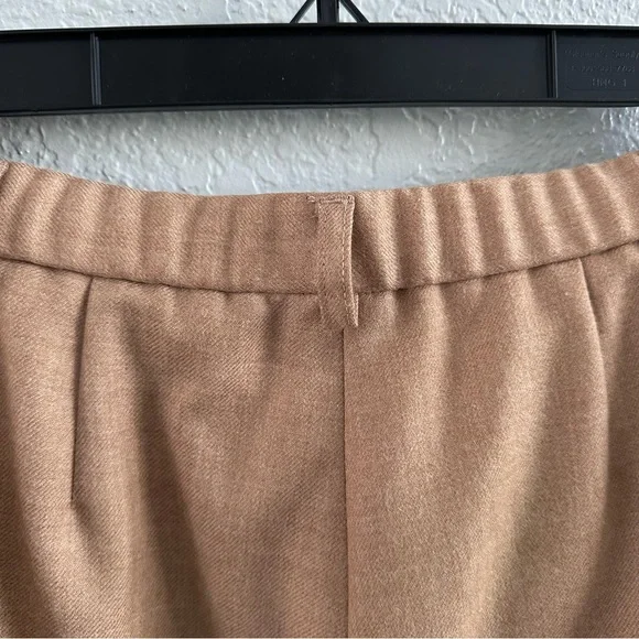 Pendleton Wool Pants Women 4 Tan Camel Straight Leg Dress Trousers USA Made - Picture 8 of 11